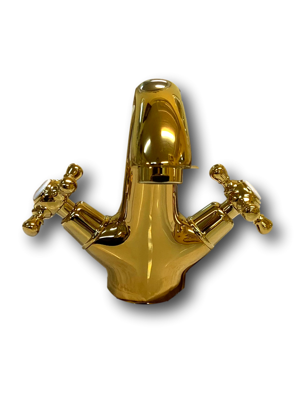 Luxury bathroom fitting gold nostalgia